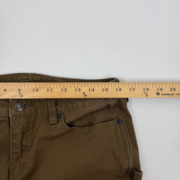 Duluth Trading Co Women Brown Double Knee Utility Work Pants 10x29 Straight Leg - Picture 4 of 10
